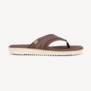 Dr. Scholl's Brown and Cream Men's Sandals